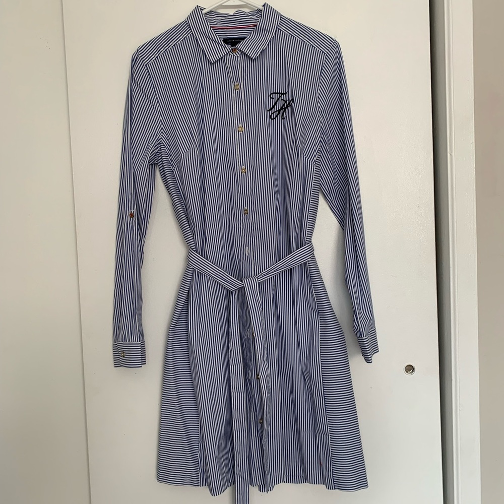 TOMMY HILFIGER - Belted shirt dress